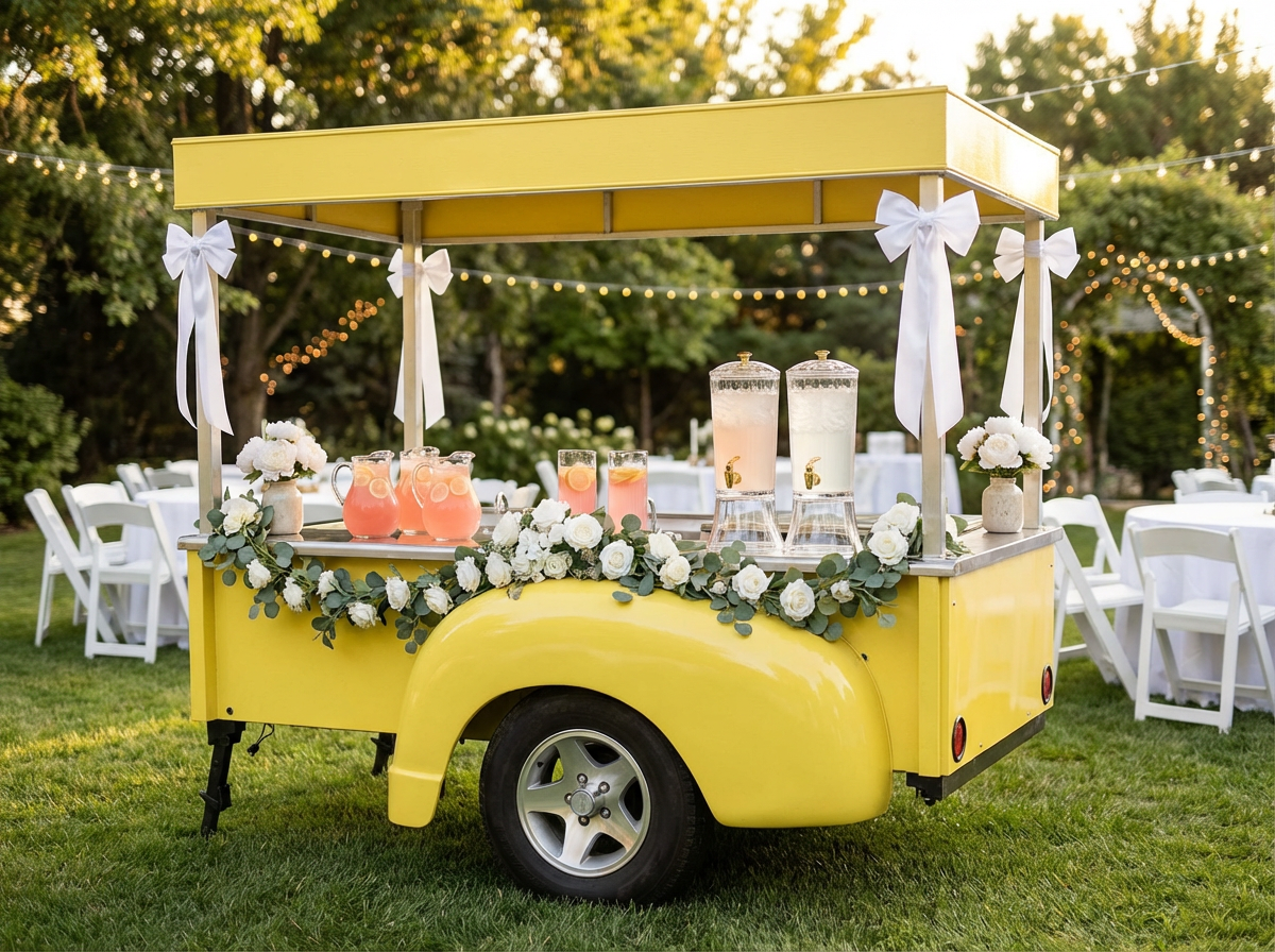 Introducing Billie Jean: Our New Vintage Truck Bed Lemonade Cart
